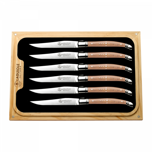 Laguiole Steak Knives Naturalwood