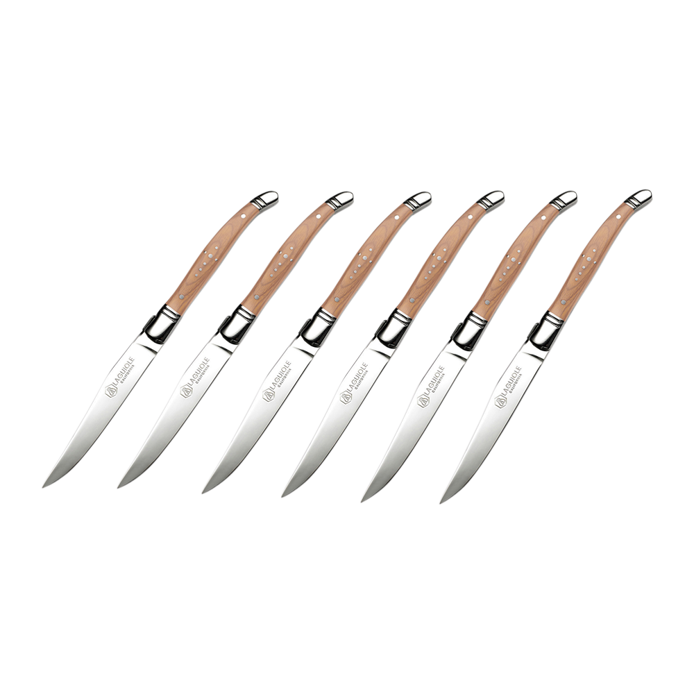 Laguiole Steak Knives Naturalwood
