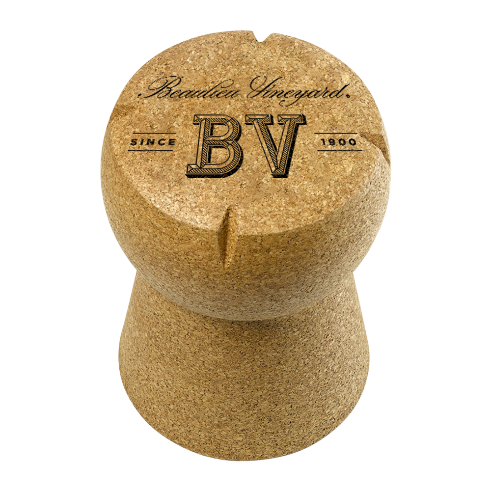 Champagne-Cork-Stool-Side-Table-2 Champagne Cork Stool & Side Table
