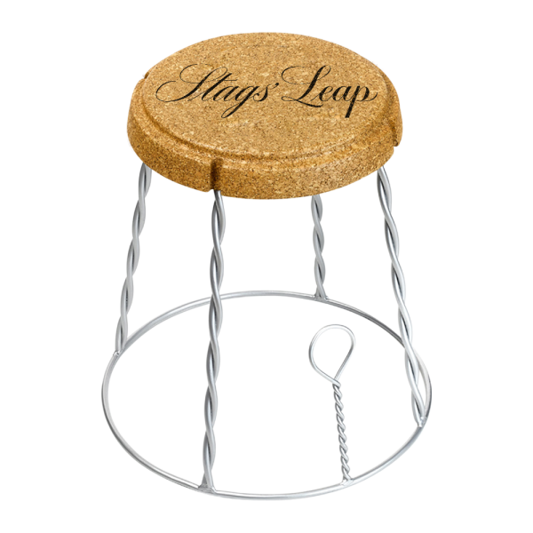 Champagne Cork Wire Cage Side Table