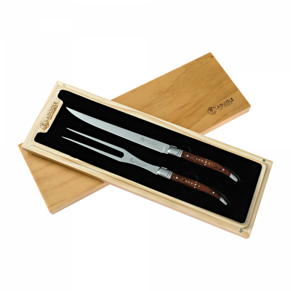 Laguiole Carving Knife & Fork Set