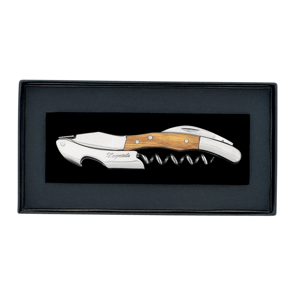 Laguiole Sommelier Corkscrew in Black Gift Box1 Laguiole Sommelier Corkscrew in Black Gift Box