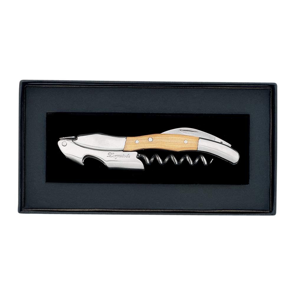 Laguiole Sommelier Corkscrew in Black Gift Box2 Laguiole Sommelier Corkscrew in Black Gift Box
