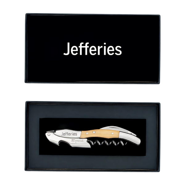 Laguiole Sommelier Corkscrew in Black Gift Box
