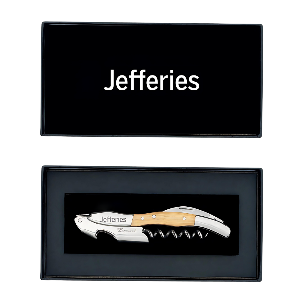 WNG-358-Laguiole Sommelier Corkscrew in Black Gift Box-corkscrew Laguiole Sommelier Corkscrew in Black Gift Box