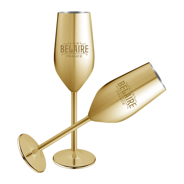 Champagne on sale flutes metal