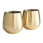 Stainless Steel Stemless Wine Glass