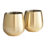 Stainless Steel Stemless Wine Glass