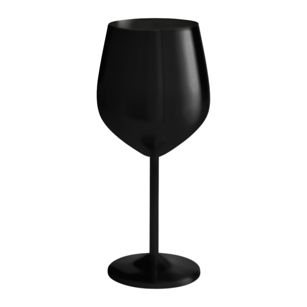 Stainless Steel Stemmed Wine Glass