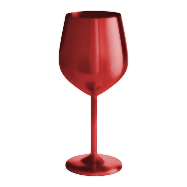 Stainless Steel Stemmed Wine Glass