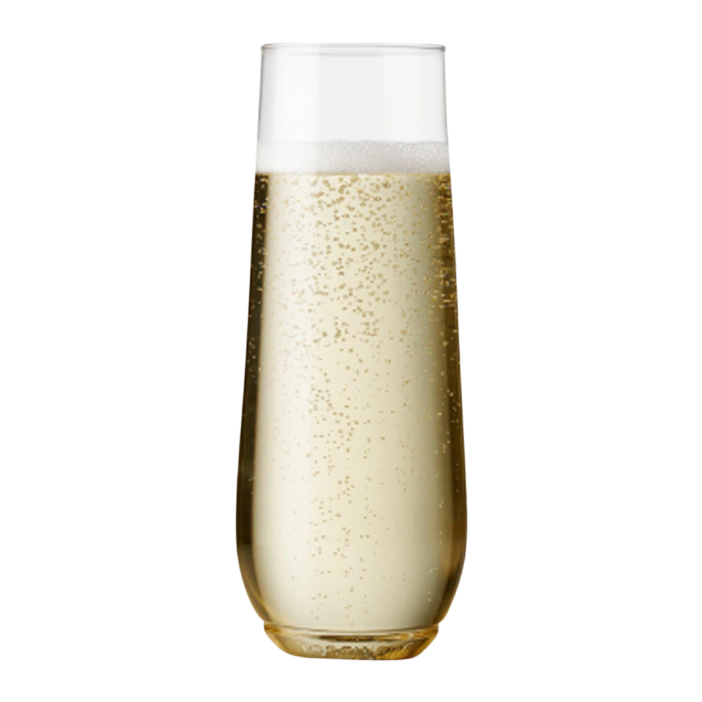 Plastic-Stemless-Flute-9oz-25 Plastic Stemless Flute 9oz