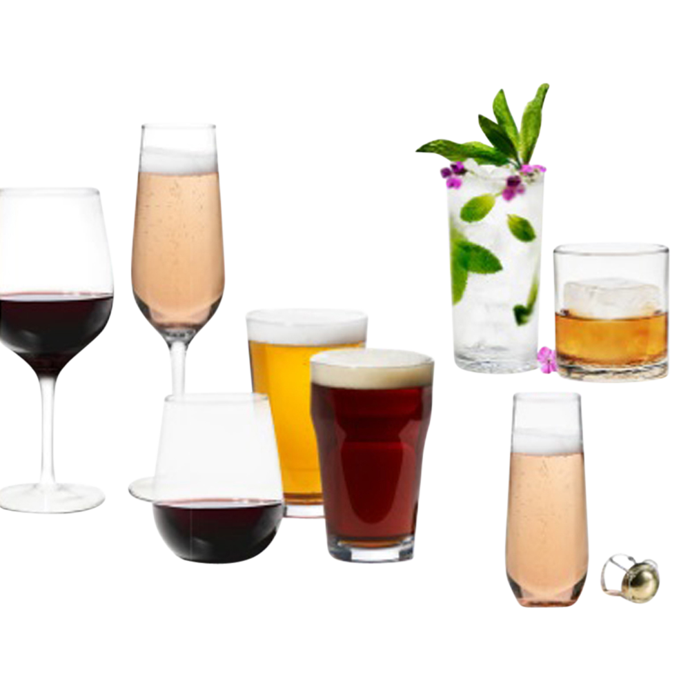 Acrylic Pint Glass 16oz