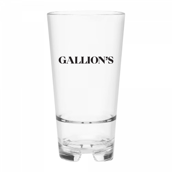 Acrylic Stacking Pint Glass 16oz