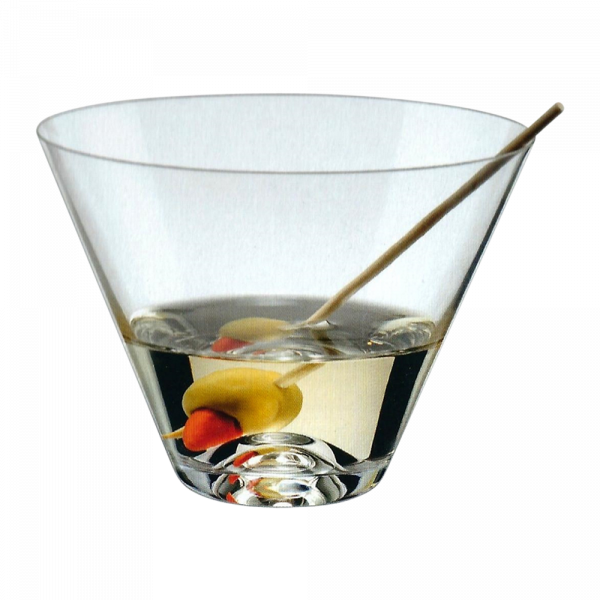 Wholesale Drink Master Stemless Martini Glass 12oz - Wine-n-Gear