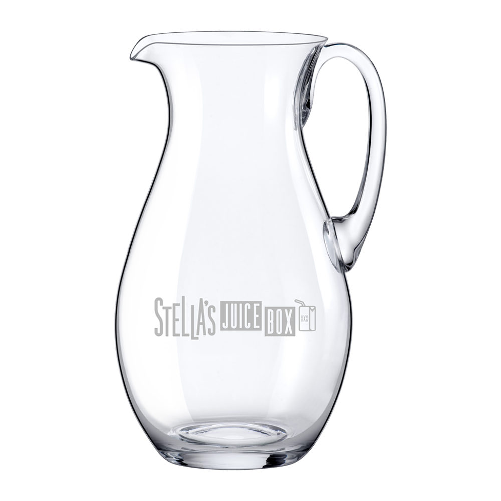  Glass Carafe Pitcher Clear ZERO LEAD For Water, Wine