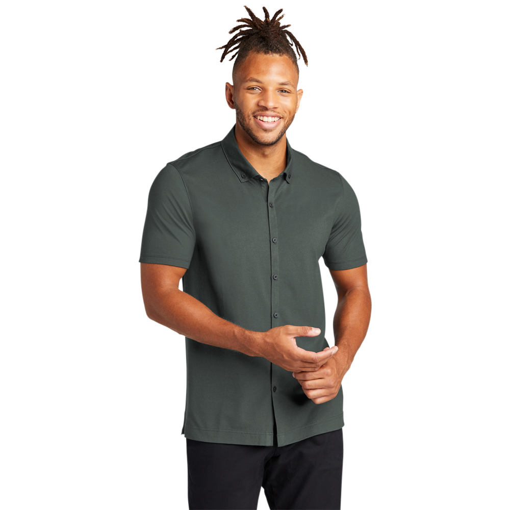 WNG-520-men's-polo-shirt-grayheather-2 Men's Polo Shirt