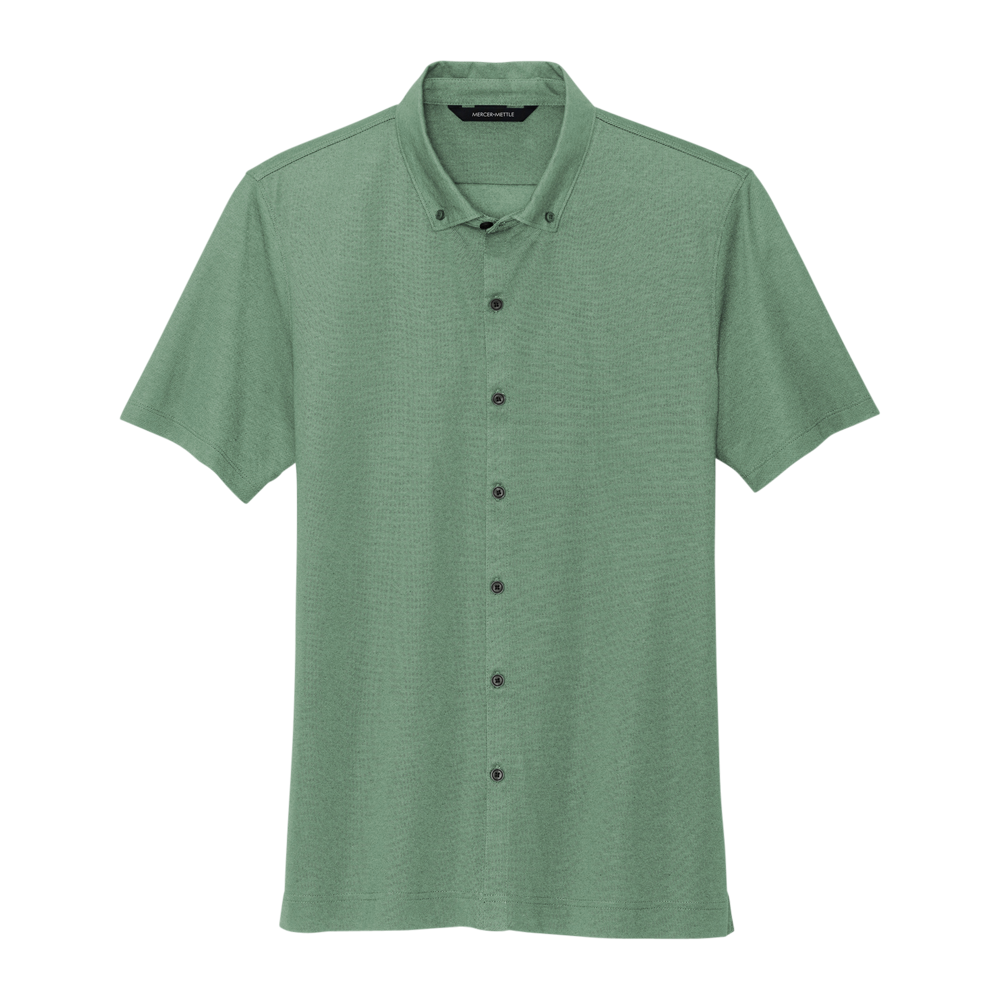 WNG-520-men's-polo-shirt-greenheather-6 Men's Polo Shirt