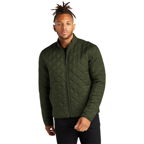 Men's Quilted Bomber Jacket