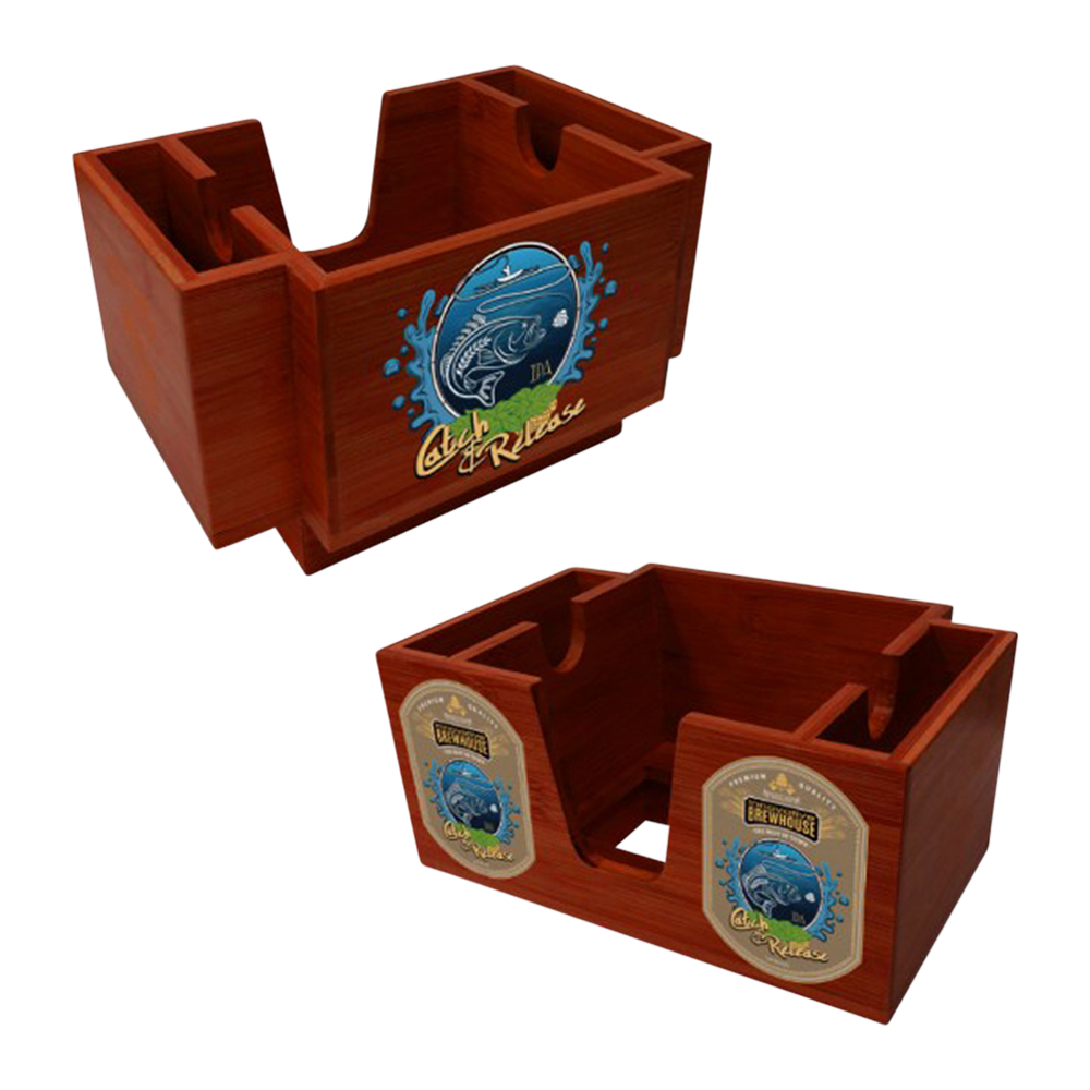 WNG-540-Napkin-Caddy-Wood-5 Napkin Caddy Wood