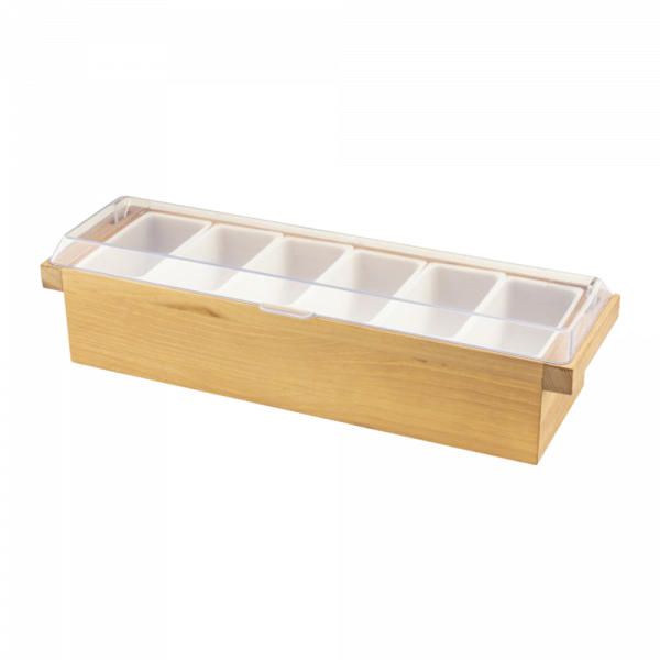 Wholesale Condiment Caddy Wood - Wine-n-Gear