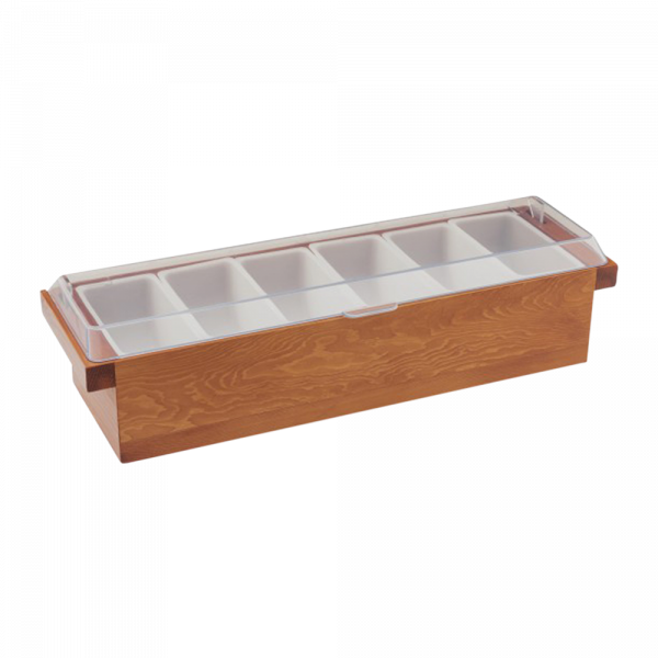 Condiment Caddy Wood