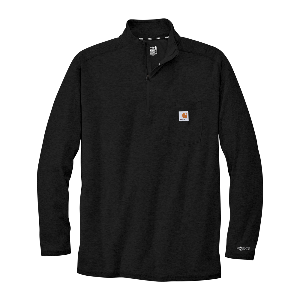 WNG-555-Carhartt-Force®-1_4-Zip-Long-Sleeve-T-Shirt-2 Carhartt® 1/4-Zip Long Sleeve