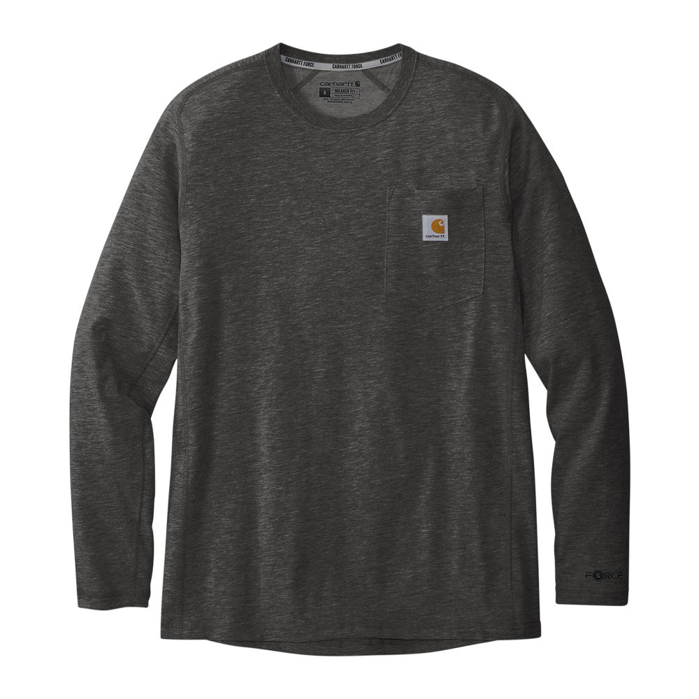Wholesale Carhartt® Long Sleeve Pocket T-Shirt - Wine-n-Gear