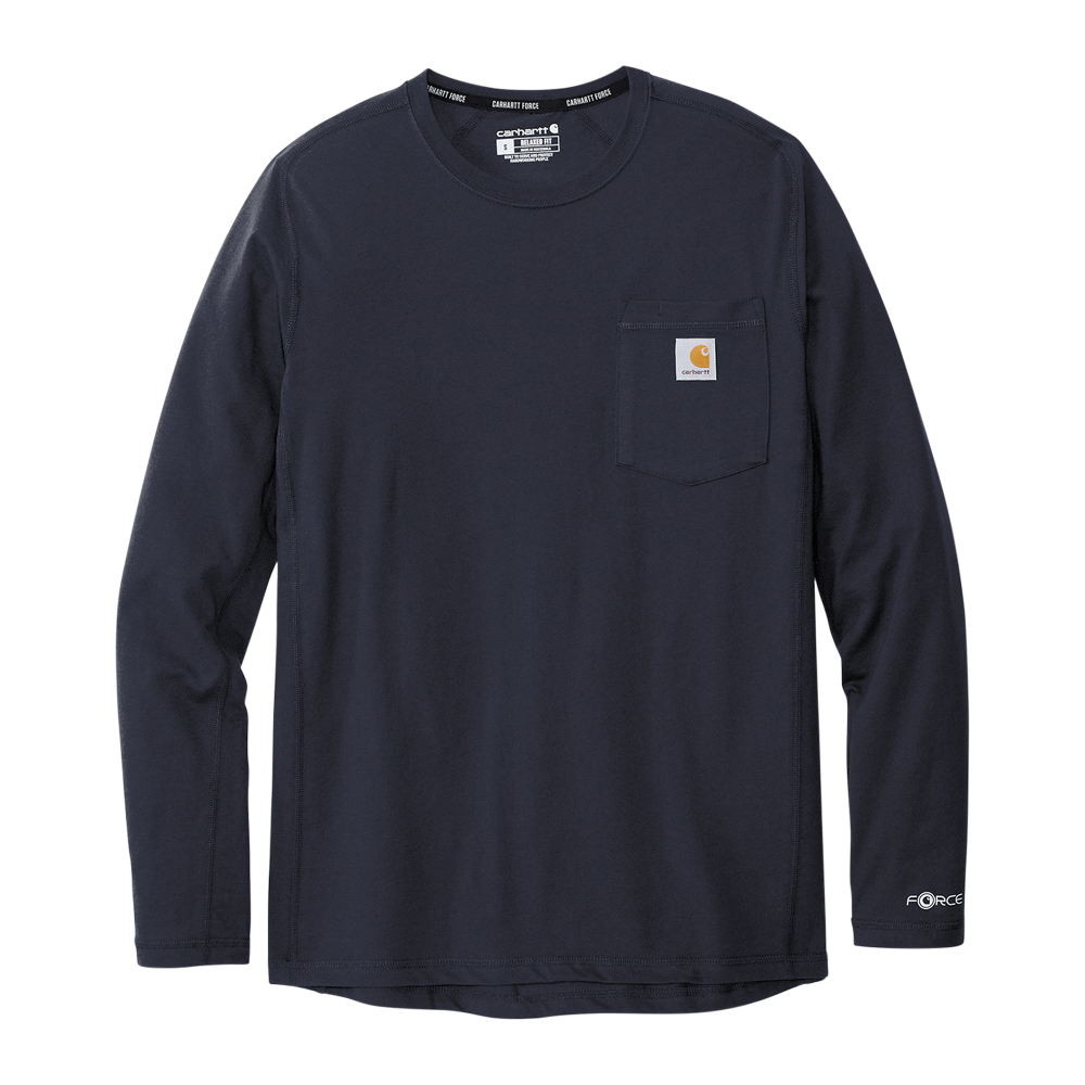 Wholesale Carhartt® Long Sleeve Pocket T-Shirt - Wine-n-Gear