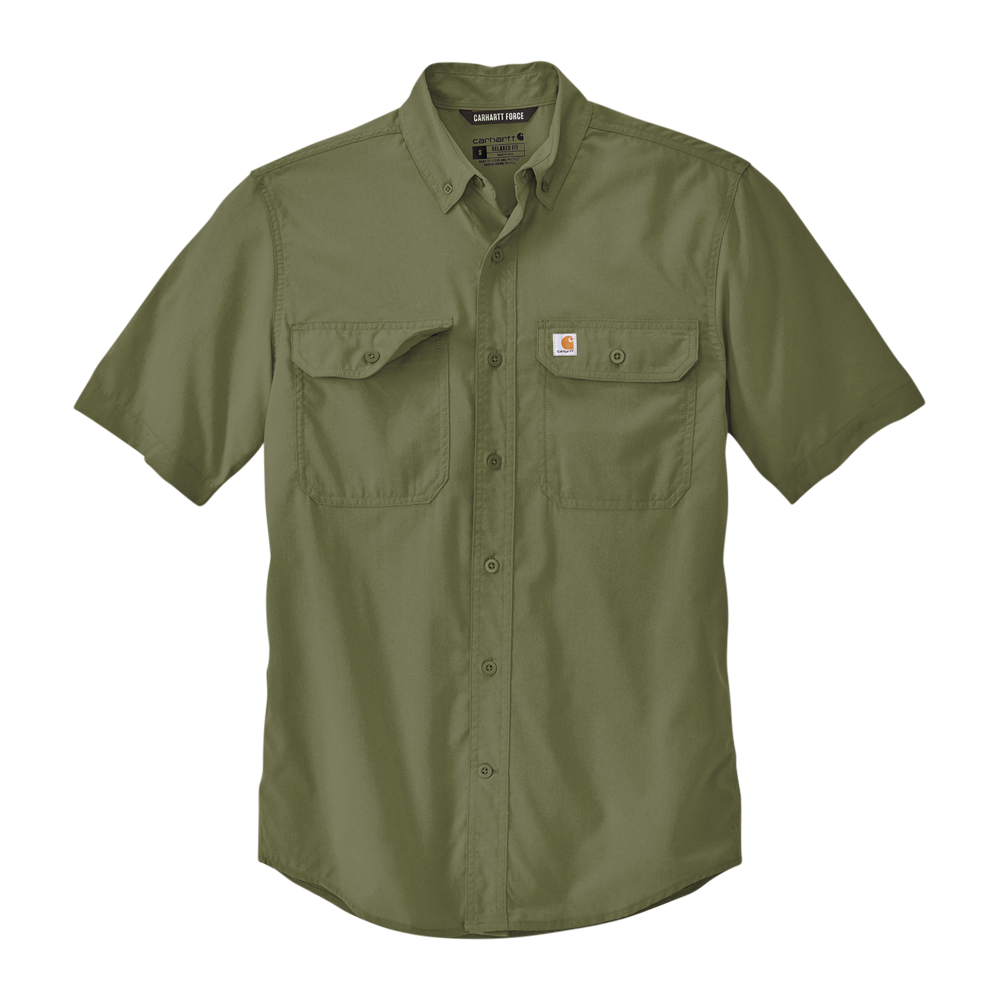 WNG-566-Carhartt-Force®-Solid-Short-Sleeve-Shirt-4 Carhartt® Solid Short Sleeve