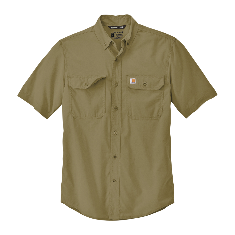 WNG-566-Carhartt-Force®-Solid-Short-Sleeve-Shirt-5 Carhartt® Solid Short Sleeve