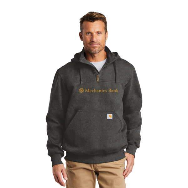 Carhartt Rain Defender® Paxton Heavyweight Hooded Zip Mock Sweatshirt