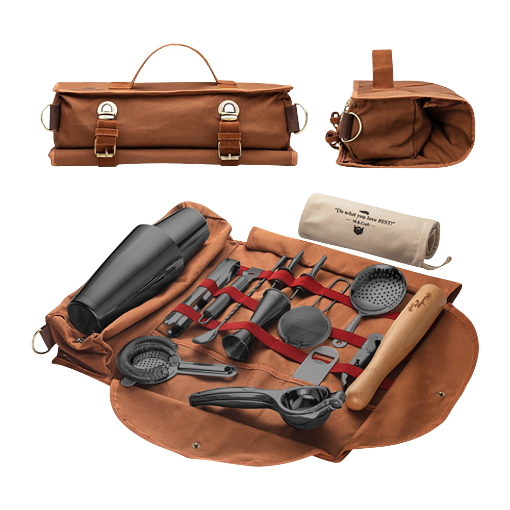 WNG-1060-Bar-Bag-Deluxe-Gunmetal Bar Bag Deluxe