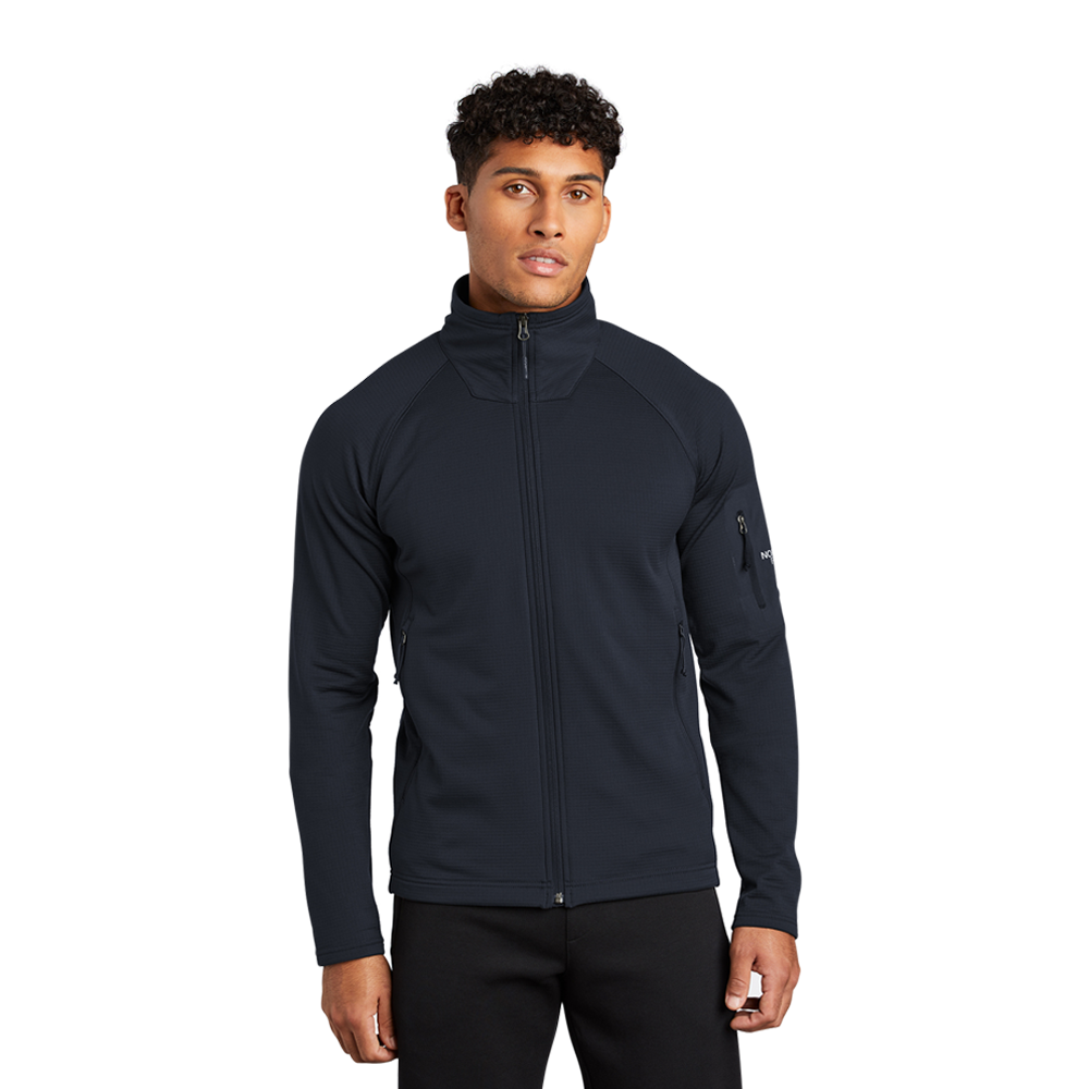 WNG-739-The-North-Face-Mountain-Peaks-Full-Zip-Fleece-Jacket-Navy-2 The North Face Mountain Peaks Full-Zip