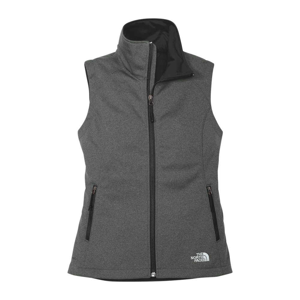 WNG-762-The-North-Face-Ladies-Ridgewall-Soft-Shell-Vest-DarkGrayHeather-3 The North Face Ladies Ridgewall Vest