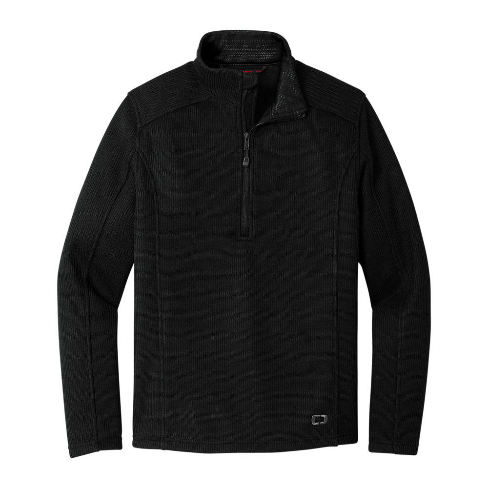 WNG-789-OGIO-Grit-Fleece-1-2-Zip-Black-3 OGIO Grit Fleece 1/2-Zip