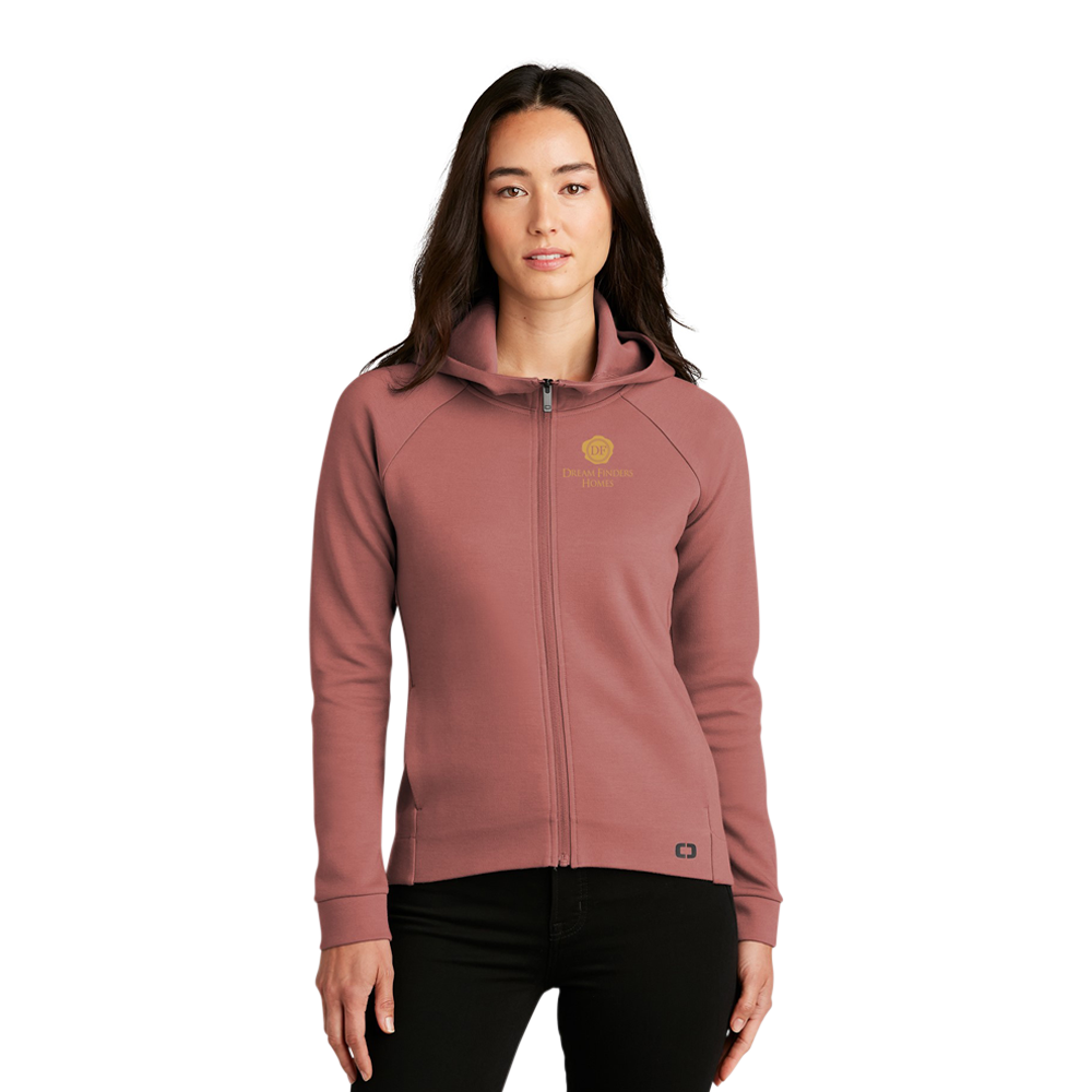 Wholesale OGIO Ladies Full-Zip Hoodie - Wine-n-Gear