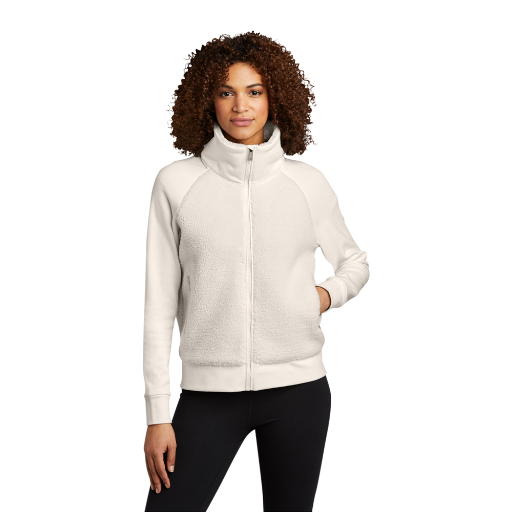 WNG-802-OGIO-Ladies-Luuma-Sherpa-Full-Zip-White-2 OGIO Ladies Sherpa Full-Zip