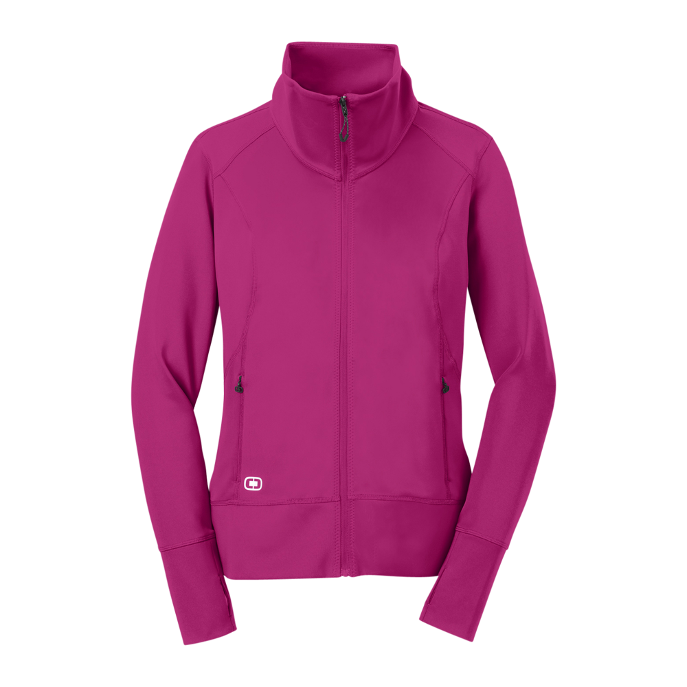 WNG-811-OGIO-ENDURANCE-Ladies-Fulcrum-Full-Zip-Pink-5 OGIO Ladies Fulcrum Full-Zip
