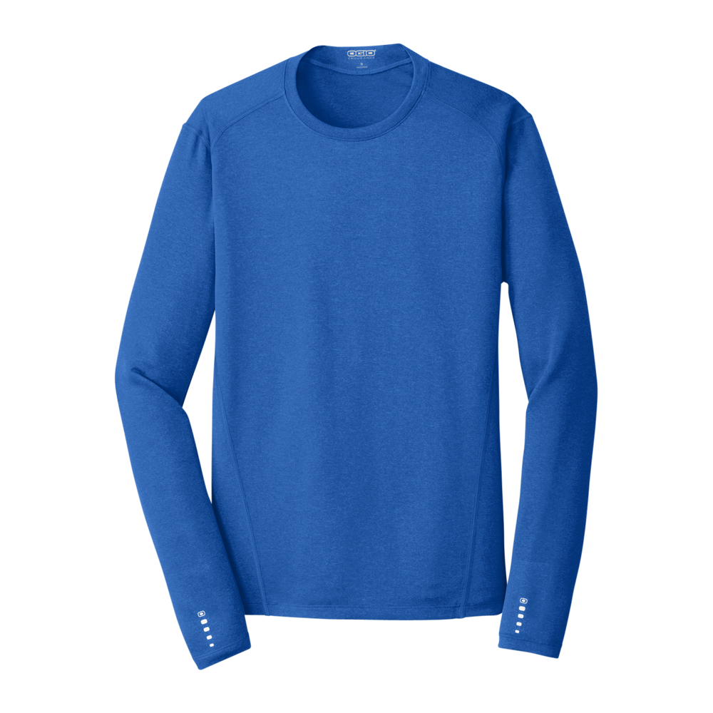 WNG-820-OGIO-ENDURANCE-Long-Sleeve-Pulse-Crew-Blue-6 OGIO Long Sleeve Pulse Crew