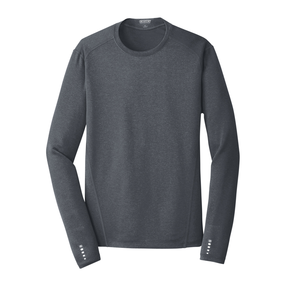 WNG-820-OGIO-ENDURANCE-Long-Sleeve-Pulse-Crew-Gray-4 OGIO Long Sleeve Pulse Crew