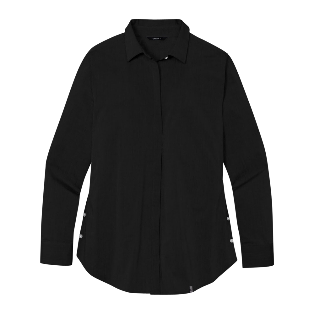 WNG-1018-OGIO-Ladies-Commuter-Woven-Tunic-Black-4 OGIO Ladies Woven Tunic