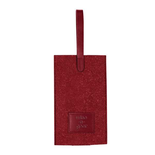 1-Bottle Felt Wine Tote