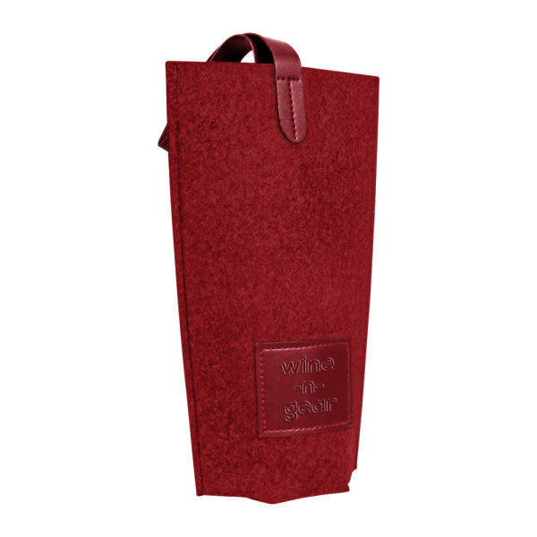 1-Bottle Felt Wine Tote