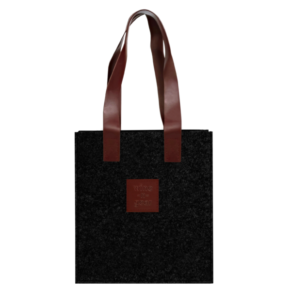 3-Bottle Felt Tote