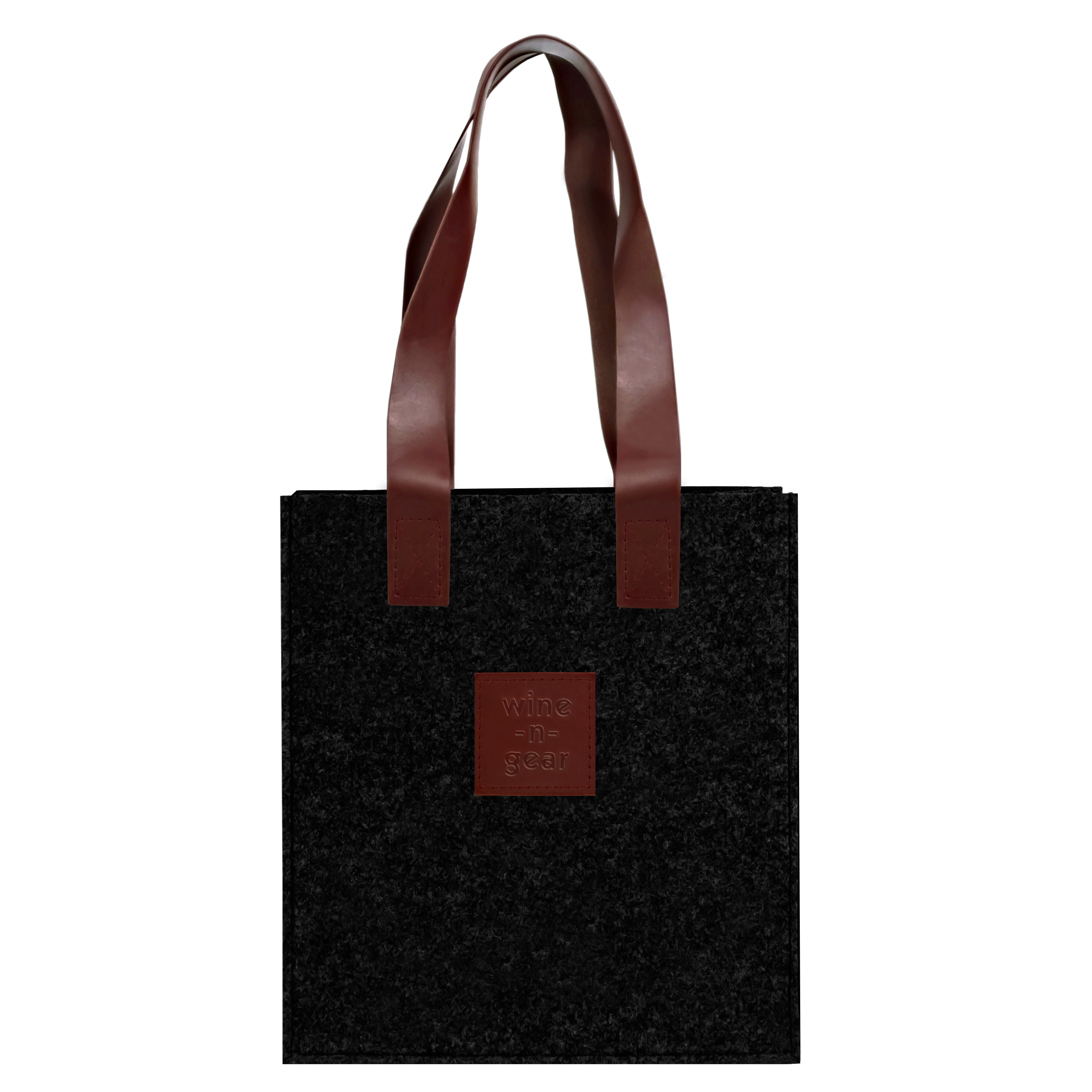 3-Bottle Felt Tote