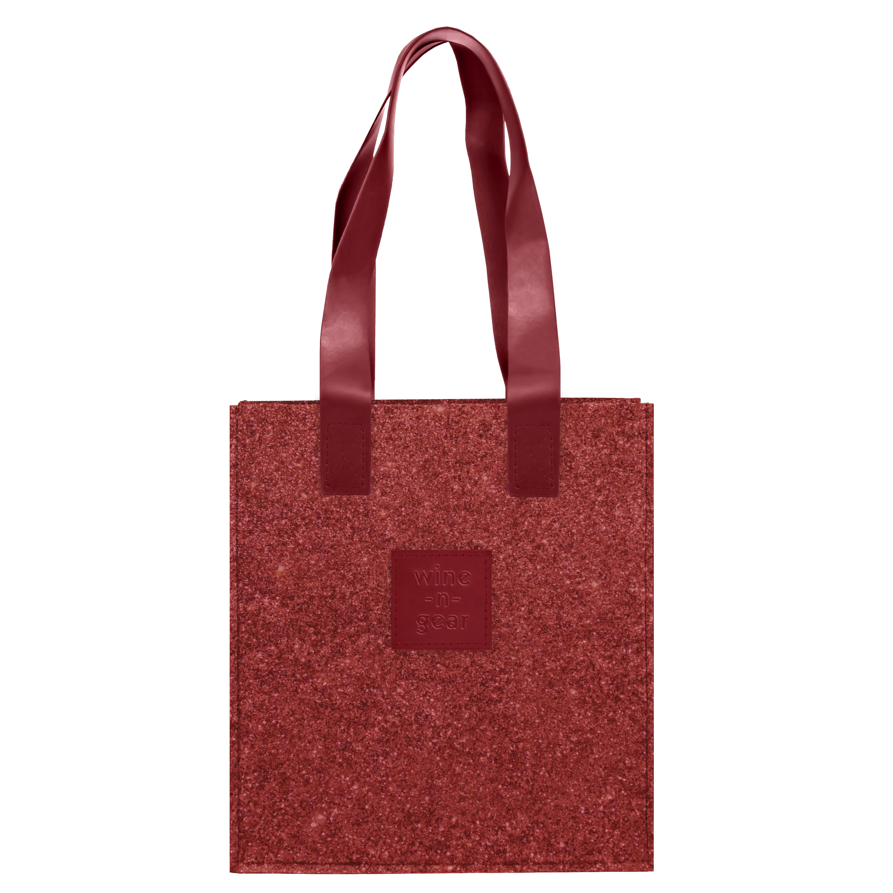 3-Bottle Felt Tote