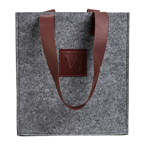 3-Bottle Felt Tote