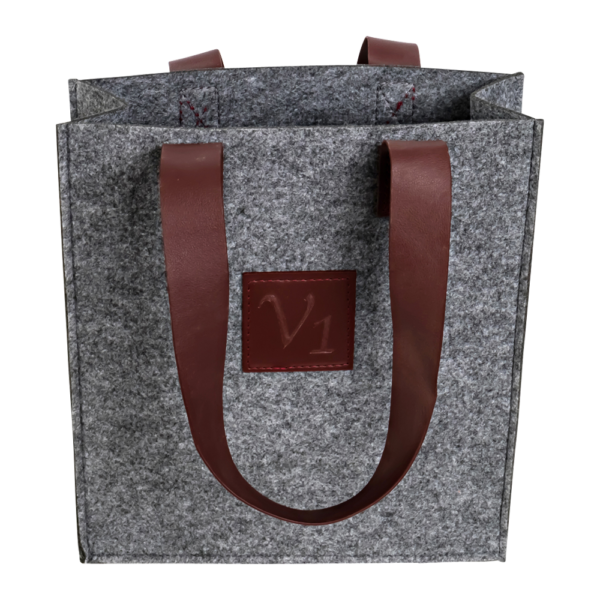 3-Bottle Felt Tote