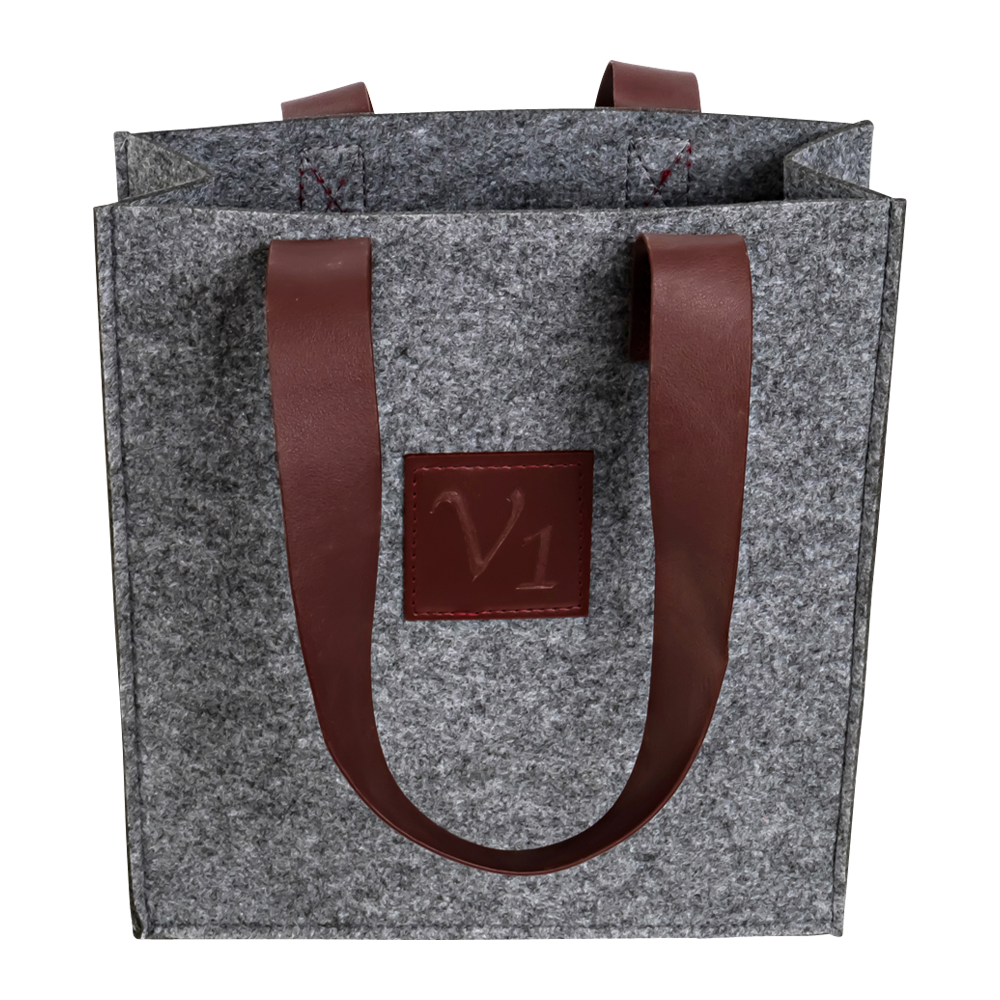 3-Bottle Felt Tote