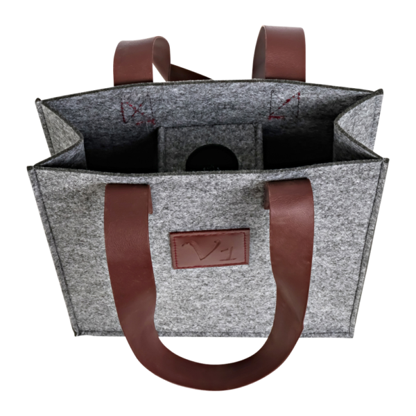 3-Bottle Felt Tote